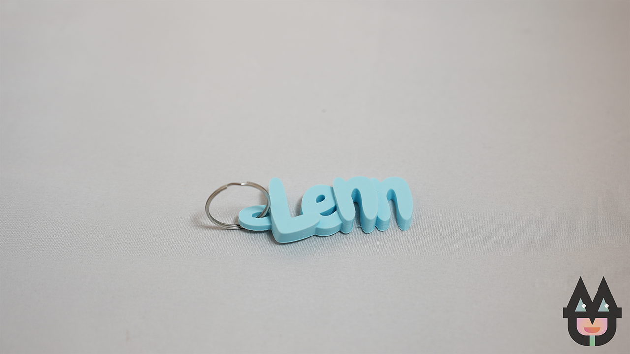 Naam Sleutelhanger Lenn 1