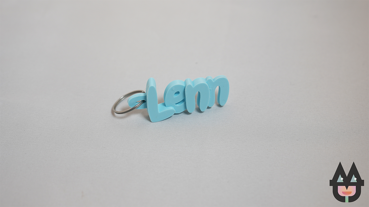 Naam Sleutelhanger Lenn 2